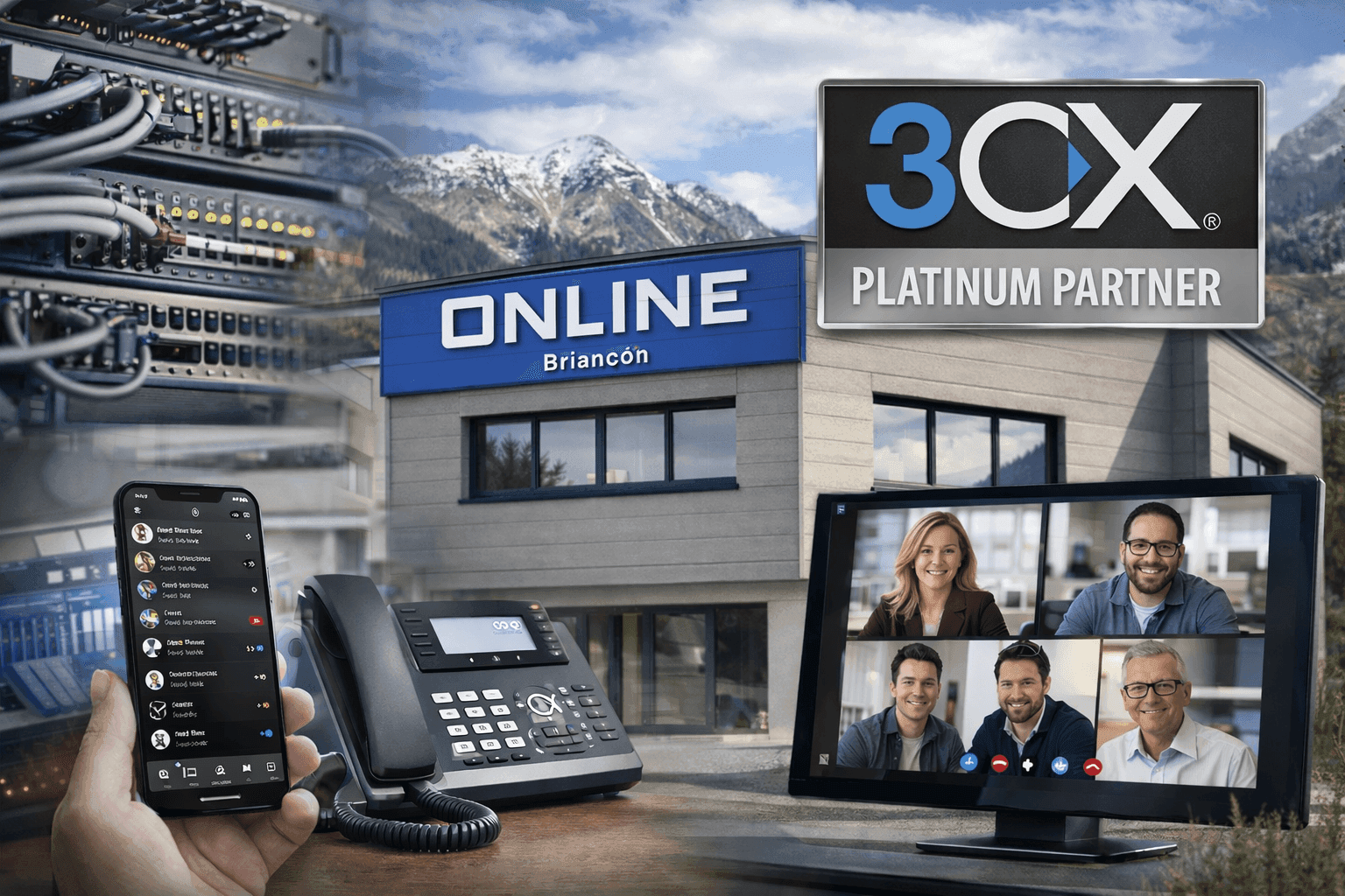 Partenariat 3CX Platinum d’ISISCOM Online à Briançon pour les télécommunications d’entreprise