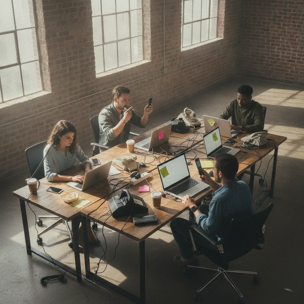 Interface unique de communications unifiées UCaaS regroupant téléphonie, visio et messagerie